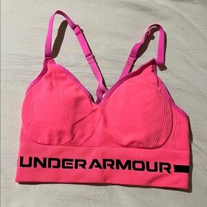 Under Armour Vibrant Pink Sports Bra